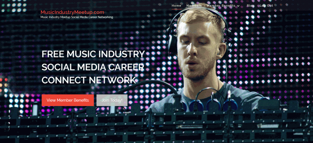 Music Industry Meetup Social Media Career Networking